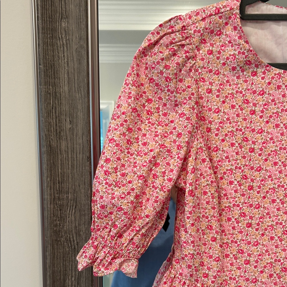 English Factory Pink Floral Dress - Picture 3 of 3